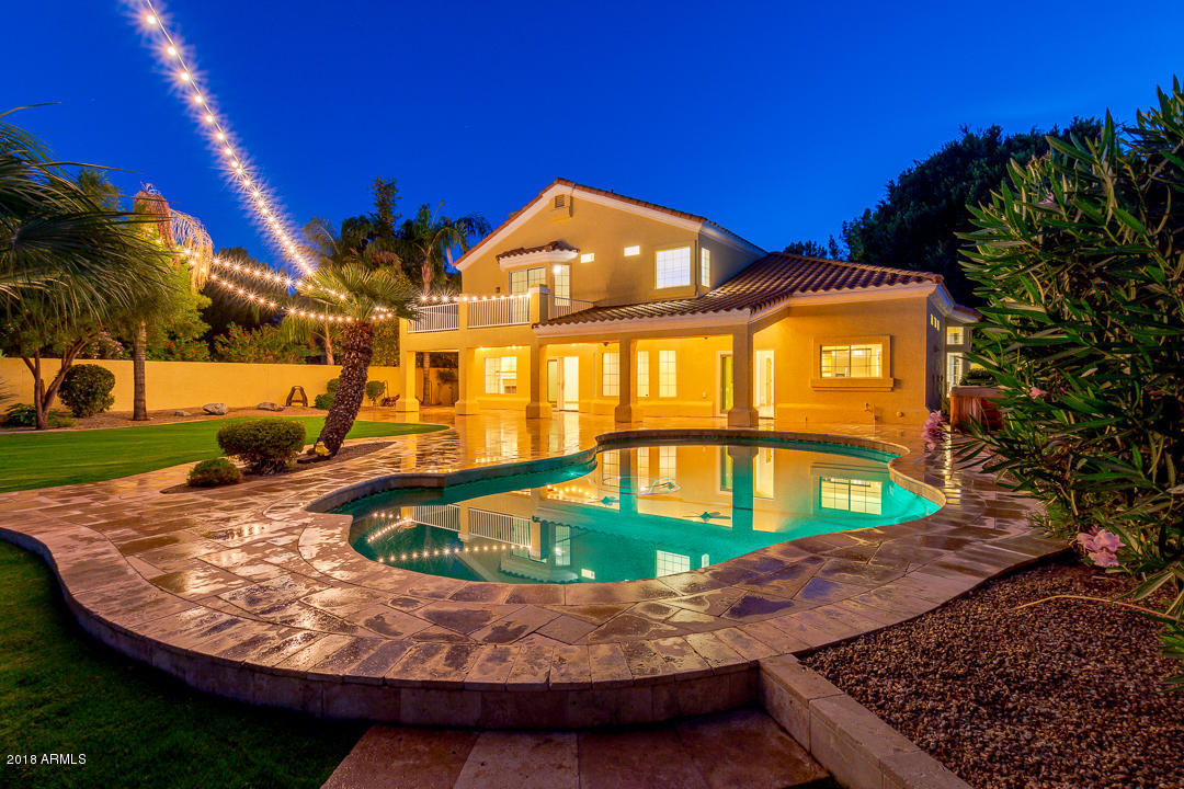 Home for sale in Val Vista Lakes Gilbert AZ Waterfron